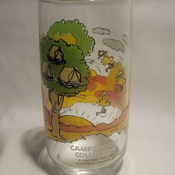 McDonald's Vintage - 1965 Camp Snoopy Collection Glass! ❤️ - Picture 1 of 4